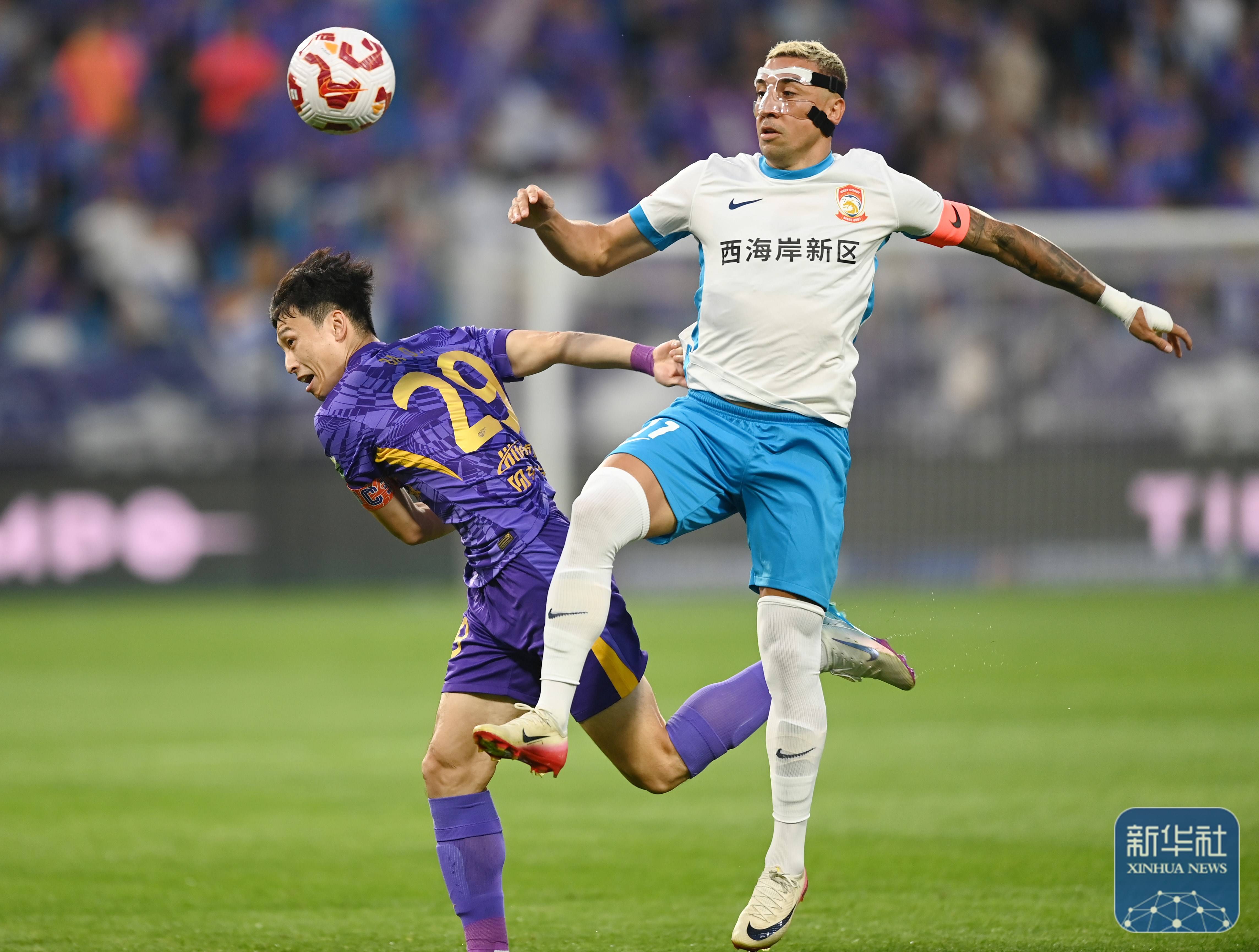 中超丨天津津门虎平青岛西海岸