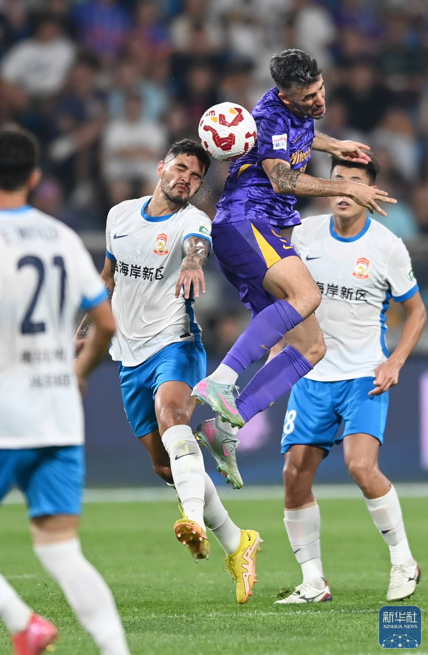 中超丨天津津门虎平青岛西海岸