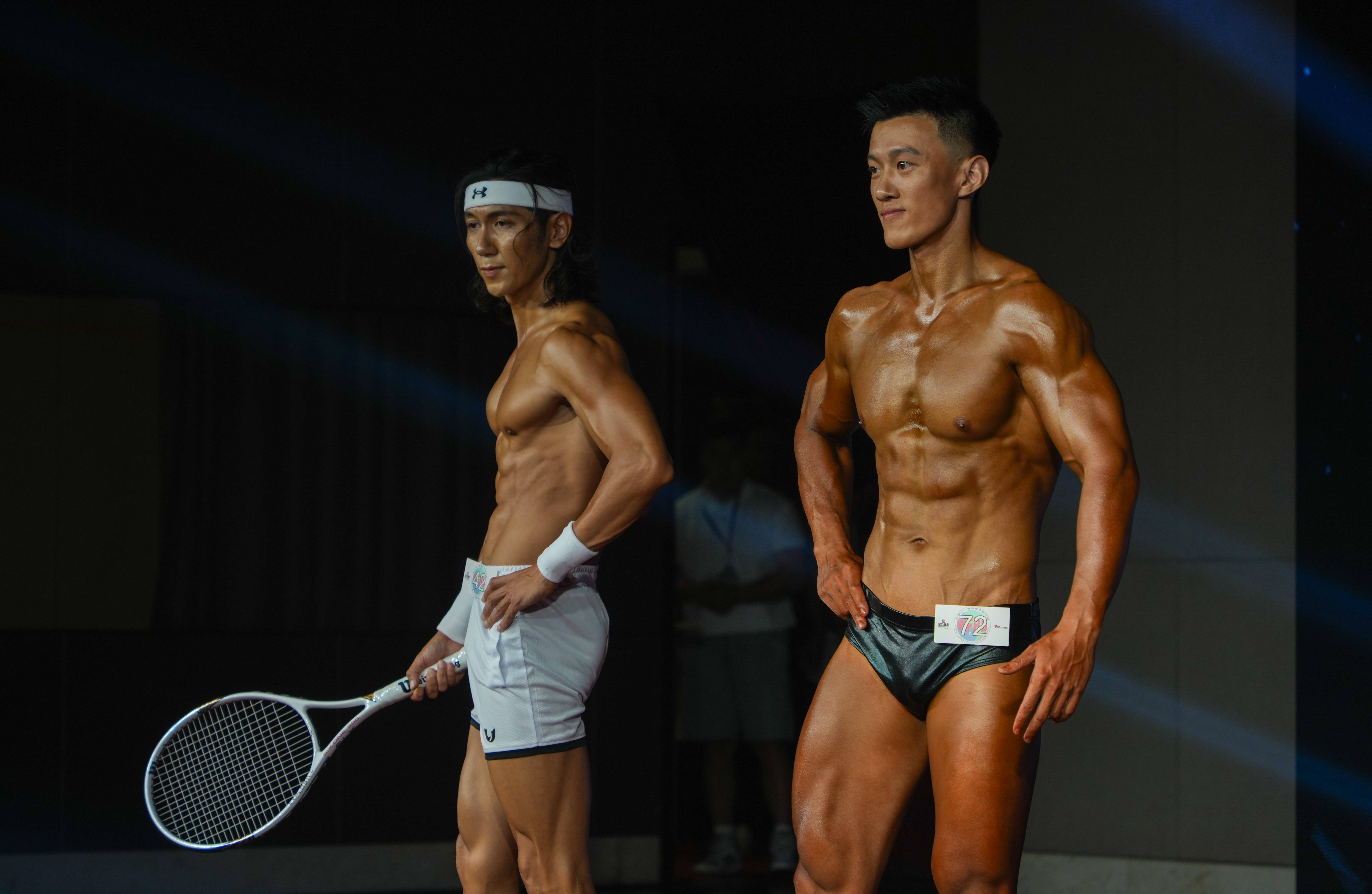 (体育)全国健身健美精英赛在山东新泰举行