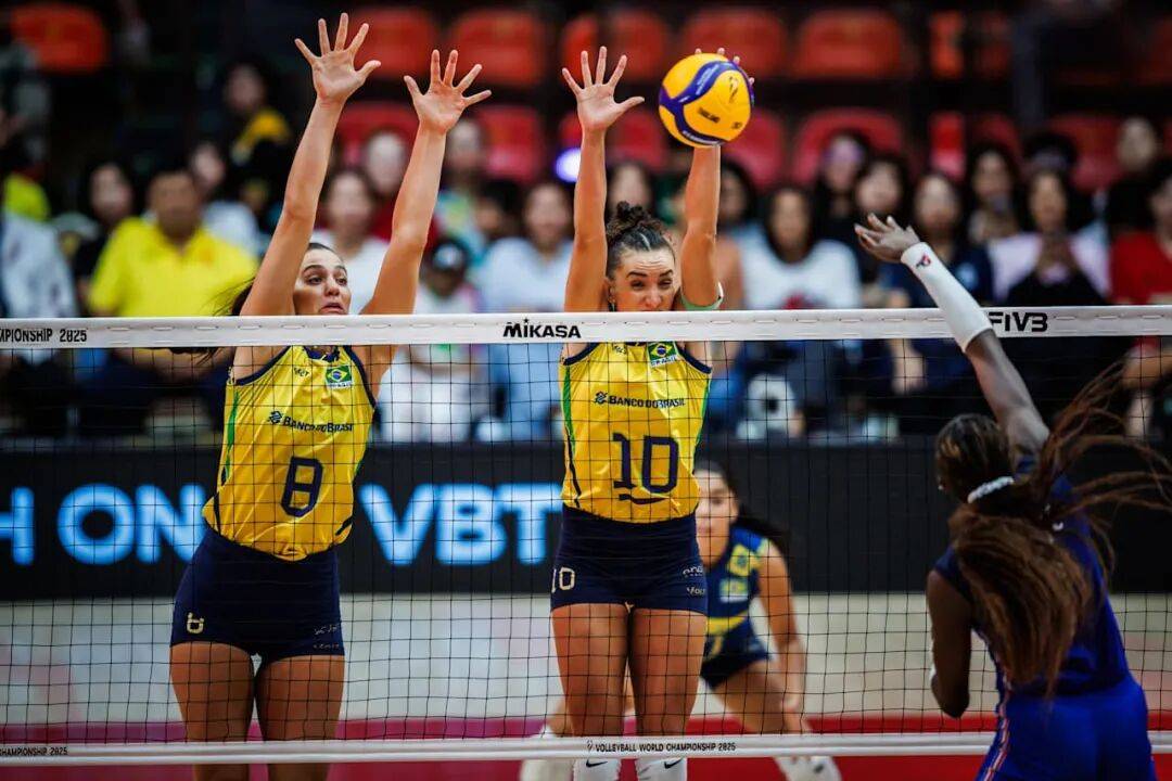 法国队被淘汰 中国女排输球并非爆冷 巴西队盛赞:她们成长太快了